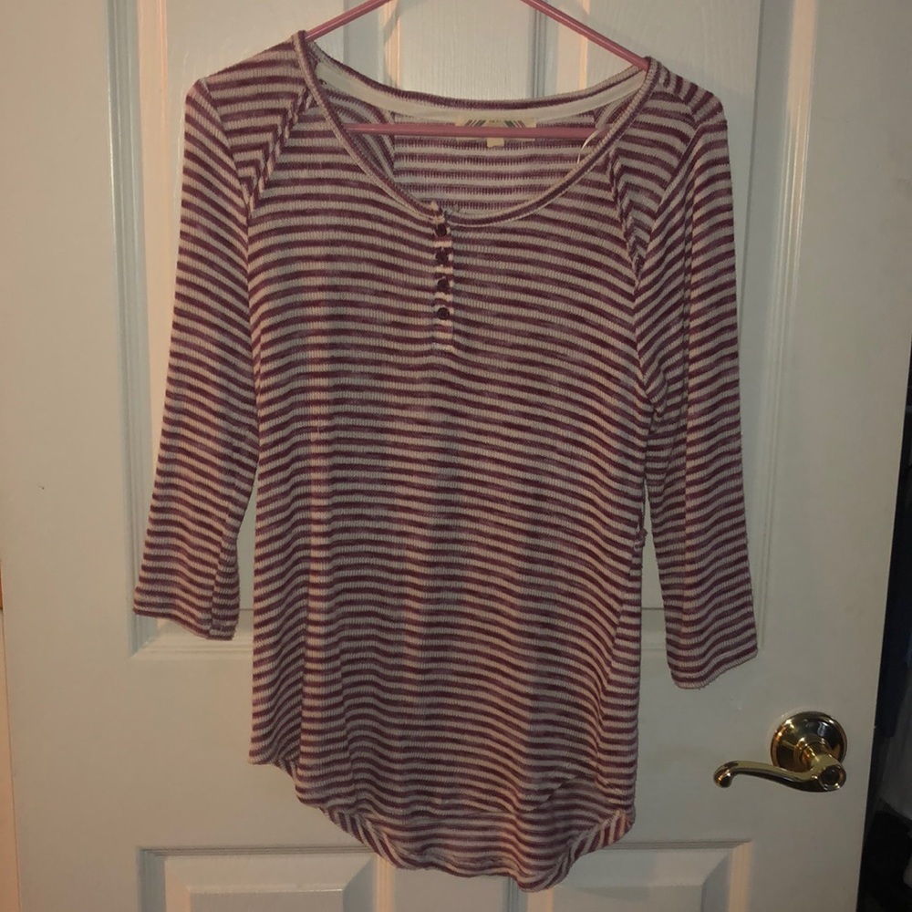 Red striped sweater